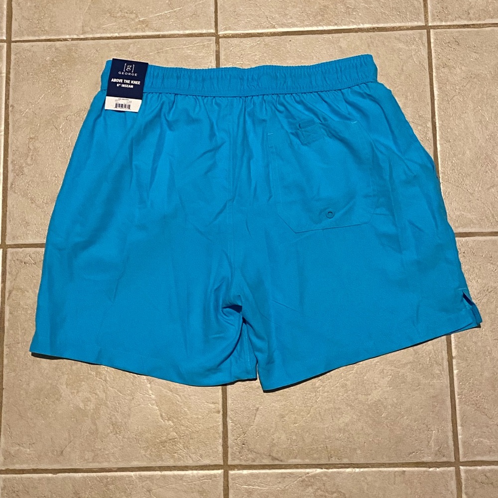 Sky blue swim trunks
